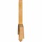 Ekena Millwork Bellingham Rough Sawn Timber Gable Bracket, Western Red Cedar, 60"W x 20"H x 2"D x 4"F, 8/12 Pitch GBW060X20X0204BEL00RWR - alternate 4